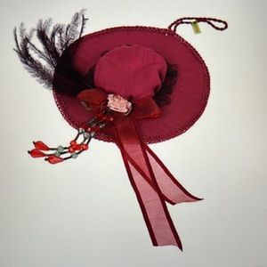 CHRISTMAS🎄🎄Set of 6  Victorian Style Elegant Hat Ornaments-Set #1